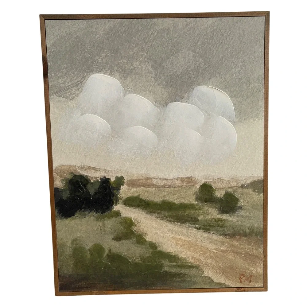 Hobby Lobby Pamela Munger Refuge Collection Framed Landscape Wall Art 19x15in